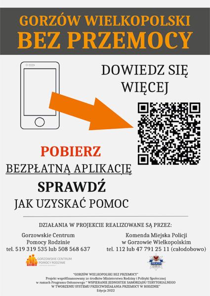 Read more about the article „Gorzów Wielkopolski bez przemocy”